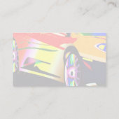 クール車のテーマデザイン 名刺 (裏面)