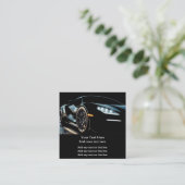 クール車のテーマ名刺テンプレート スクエア名刺 (スタンド正面)