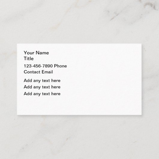 クール車のテーマ名刺テンプレート 名刺 (裏面)