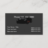 クール車のテーマ 名刺 (裏面)