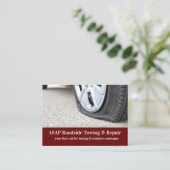 クール車のモダン牽引修理 名刺 (スタンド正面)