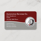 クール車のユニークテーマ名刺 名刺 (正面)