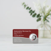 クール車のユニークテーマ名刺 名刺 (スタンド正面)