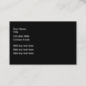 クール車の名刺のはっきりした色 名刺 (裏面)