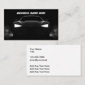 クール車の名刺テンプレート 名刺 (正面/裏面)