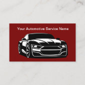 クール車の名刺デザインテンプレート 名刺 (正面)