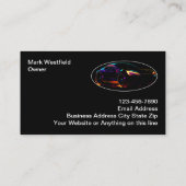 クール車の名刺デザイン 名刺 (裏面)