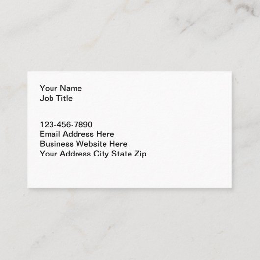 クール車の名刺デザイン 名刺 (裏面)