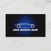 クール車の名刺デザイン 名刺 (正面)