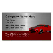 クール車の名刺マグネット マグネット名刺 (正面)