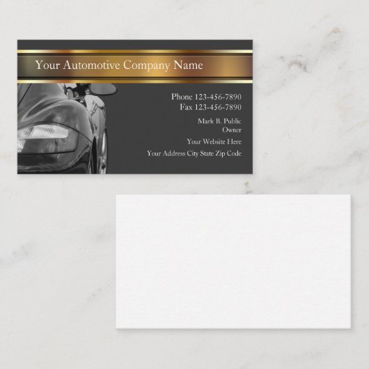 クール車の名刺 名刺 (正面/裏面)