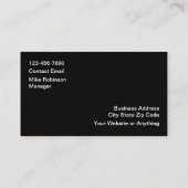 クール車の名刺 名刺 (裏面)