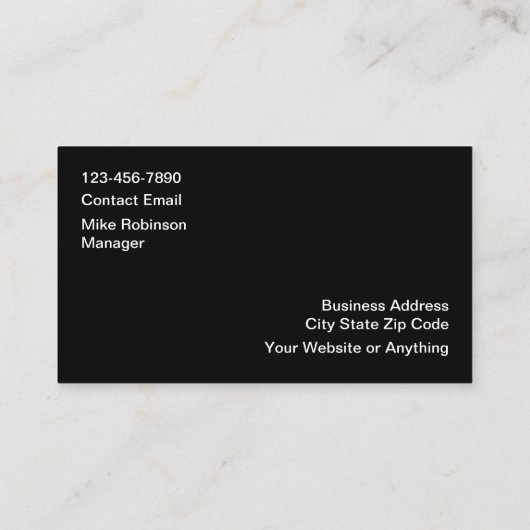 クール車の名刺 名刺 (裏面)