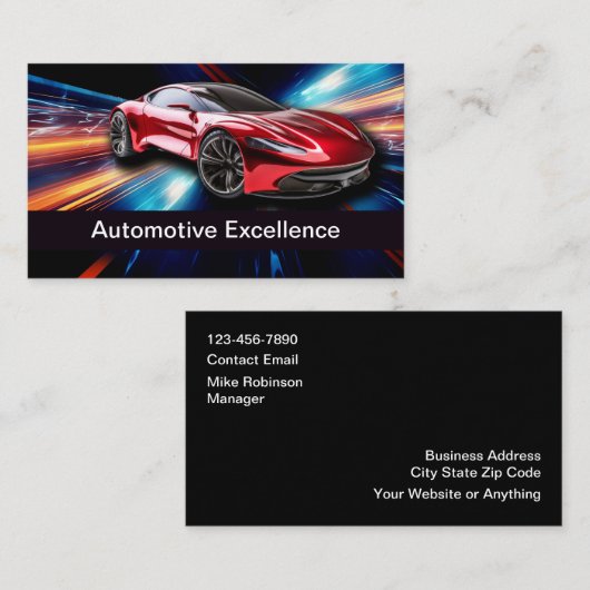 クール車の名刺 名刺 (正面/裏面)