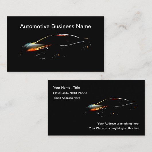 クール車の名刺 名刺 (正面/裏面)