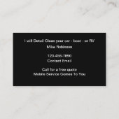 クール車の名車 名刺 (裏面)