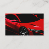 クール車のServices名刺テンプレート 名刺 (正面)