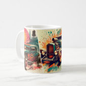 クール車 コーヒーマグカップ (正面左)