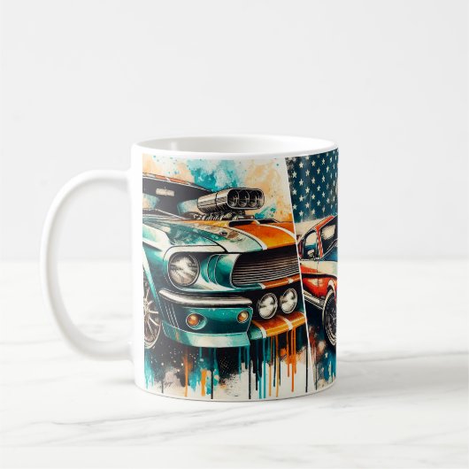 クール車 コーヒーマグカップ (左)