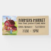 クール農家市場の追加文字 横断幕 (横)