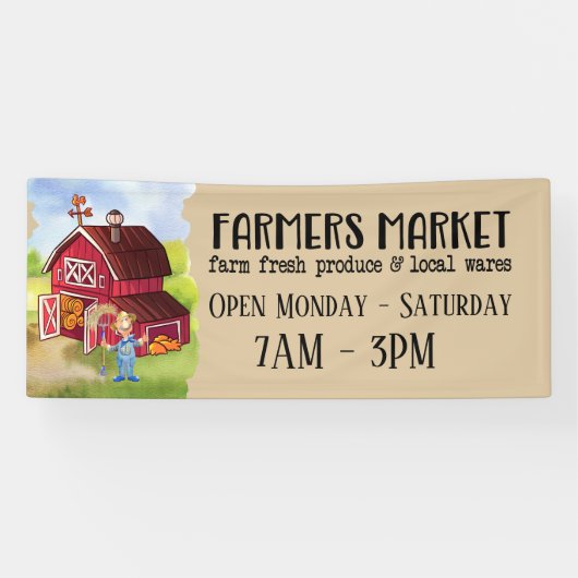 クール農家市場の追加文字 横断幕 (横)