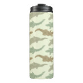 クール迷彩柄アリゲータ – シームレスなパターン。 タンブラー (正面)
