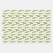 クール迷彩柄アリゲータ – シームレスなパターン。 ラッピングペーパーシート (正面3)