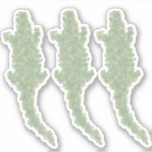 クール迷彩柄アリゲータ – 透明なカスタムカット。