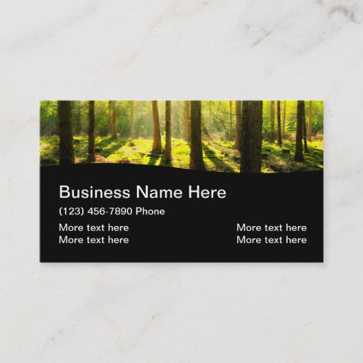 クール造園両面名刺 名刺 (正面)