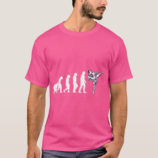 クール進化テコンドー空手合気道柔術 Tシャツ (正面)