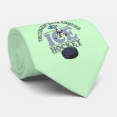 クール遊のまわりにアイスホッケー ネクタイ (ロール)