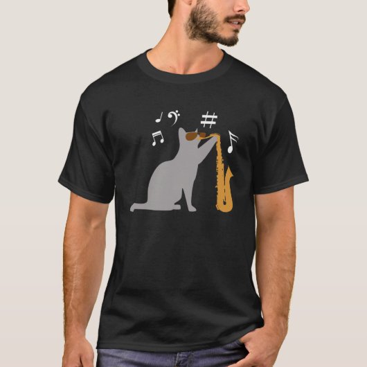 クール遊サックス Tシャツ (正面)