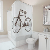 クール金ゴールドイエローブラックサイクリング🚵シャワーカーテン シャワーカーテン (インサイチュ)