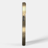 クール金ゴールドルックキャットモノグラムイニシャル Case-Mate iPhoneケース (裏面 / 右)