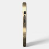 クール金ゴールドルックドラゴンフライモノグラムイニシャル Case-Mate iPhoneケース (裏面 / 左)