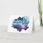 クール銀河系誕生日カード シーズンカード (正面)