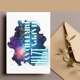 クール銀河系誕生日カード シーズンカード