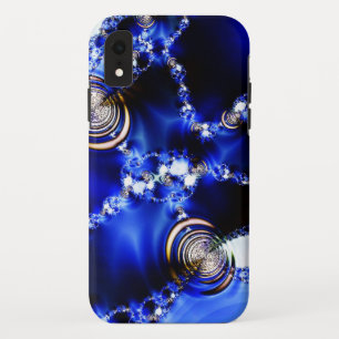 クール青いパ芸術的ターン！ iPhone XRケース
