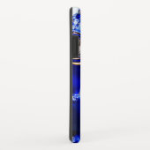 クール青いパ芸術的ターン! Case-Mate iPhoneケース (裏面/右)