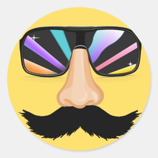 クール顔色 ラウンドシール (正面)