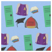 クール高校美術ライフパターンデザイン ファブリック (クローズアップ)