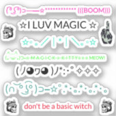 クール魔法iPhone背面シール シール (正面)