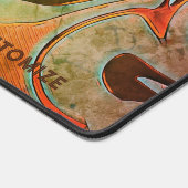 クール10代のカスタム抽象芸術カラフル検査 デスクマット (コーナー)