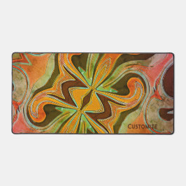 クール10代のカスタム抽象芸術カラフル検査 デスクマット