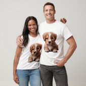 クール,お尻,トレンディーふわふわ子犬 Tシャツ (ユニセックス)