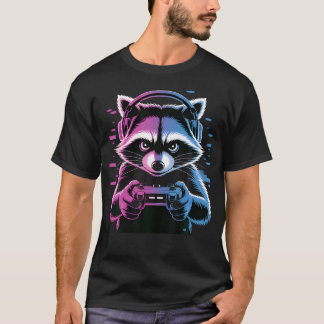 クール・アライグマ・ゲーム・ビデオ Tシャツ