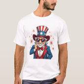 クール アンクルサム アメリカ Tシャツ (正面)