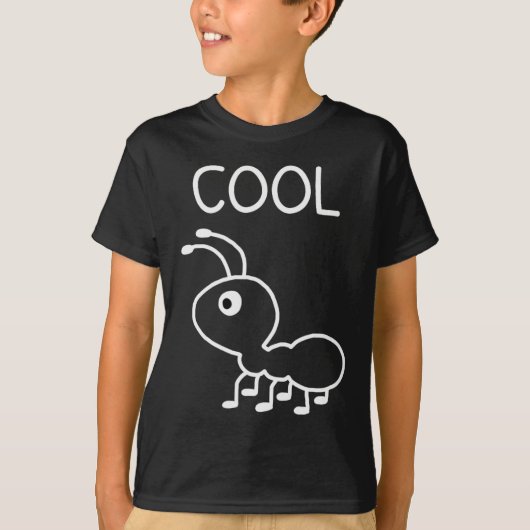 クール アント, ダジャレ, 面白い, ジョーク, 皮肉な Tシャツ (正面)