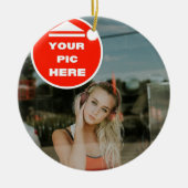 クール!オーナメント- パーソナライズされた セラミックオーナメント (正面)