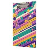 クール、カラフル80s/90sレトロ設計 クリップボード (左)